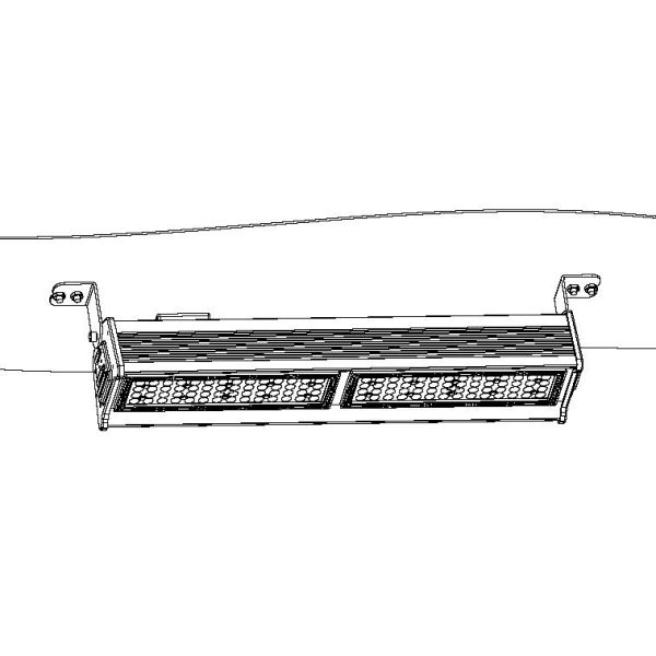 SMD 3030 200 Watt 4 Foot Linear High Bay for Warehouse Lighting