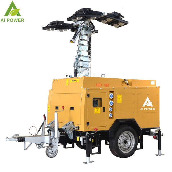 4x350 Watts Portable Light Tower