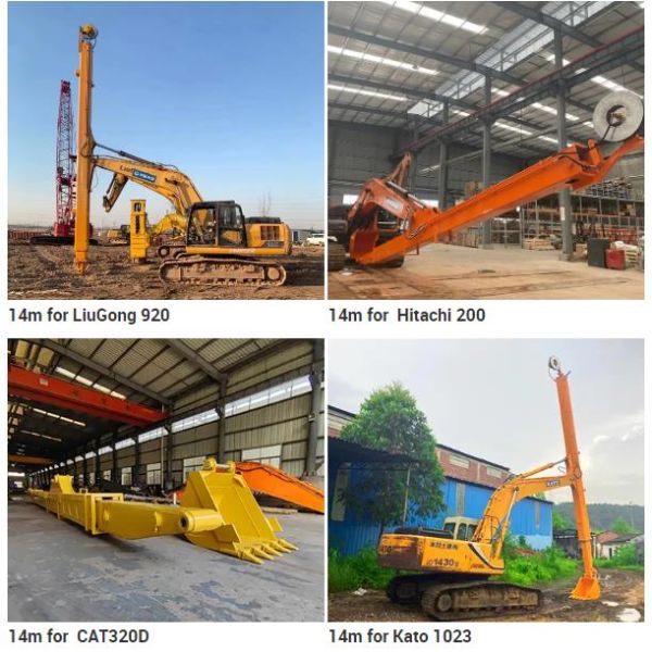 Best Price Excavator Attachment Hydraulic Telescopic Boom for Construction CAT320