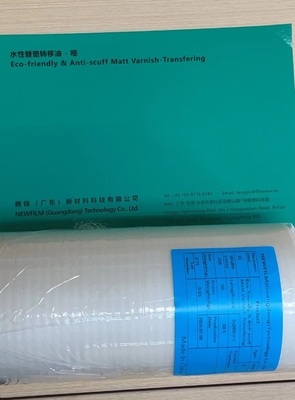 Environmental Protection Transfer Clear Coat Matt/Glossy Films with Scratch Resistant Feature