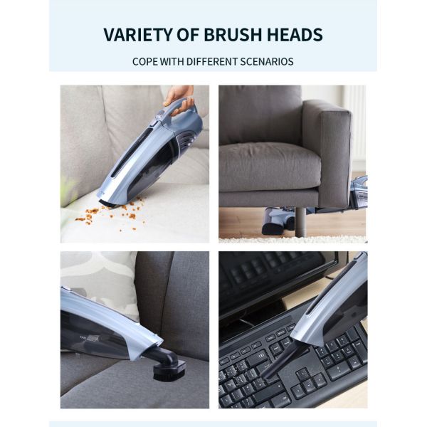 2 In 1 Cordless Handheld Vacuum Cleaner 27000rpm 14.8V