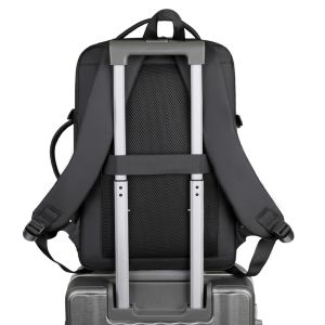 College Business Black Anti-Theft Waterproof Lightweight Laptop Backpack with