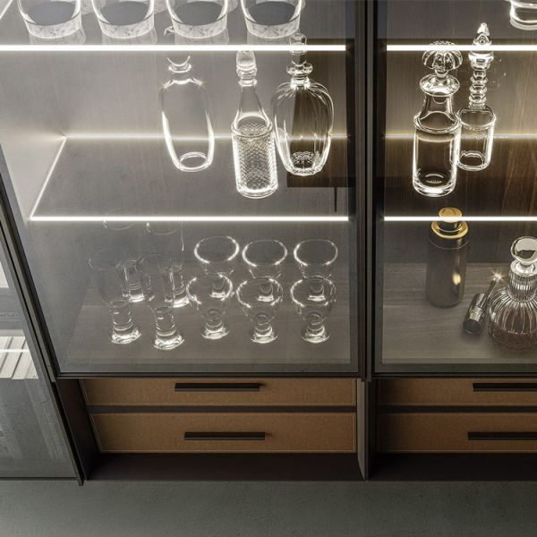 Wooden Wine Display Cabinet Storage Living Family Room Storage Cabinets