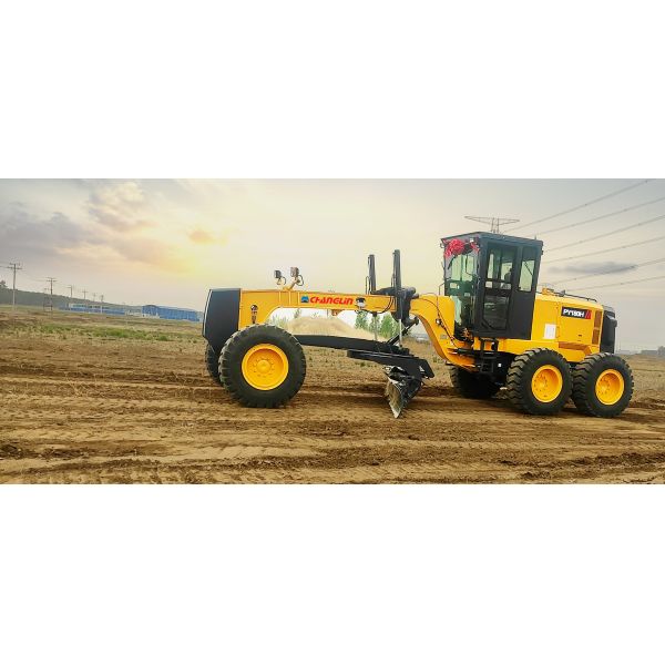 Changlin Compact Motor Grader Heavy Equipment PY180H 180Hp With Balde 12 Feet / 10 Feet