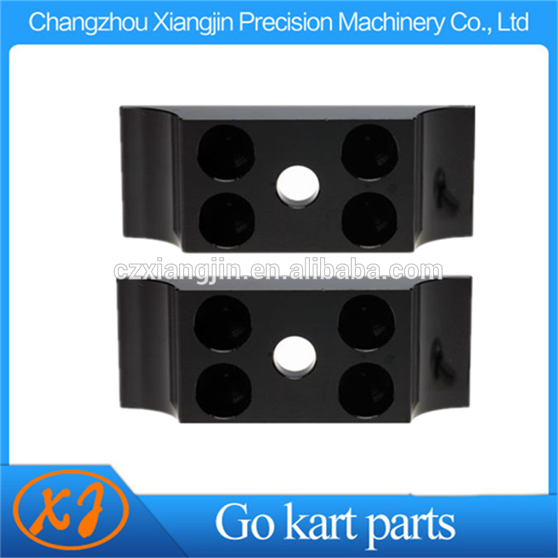 CNC Machined Light Weight Racing Kart Customized Anodized Longer EngineMount Clamp
