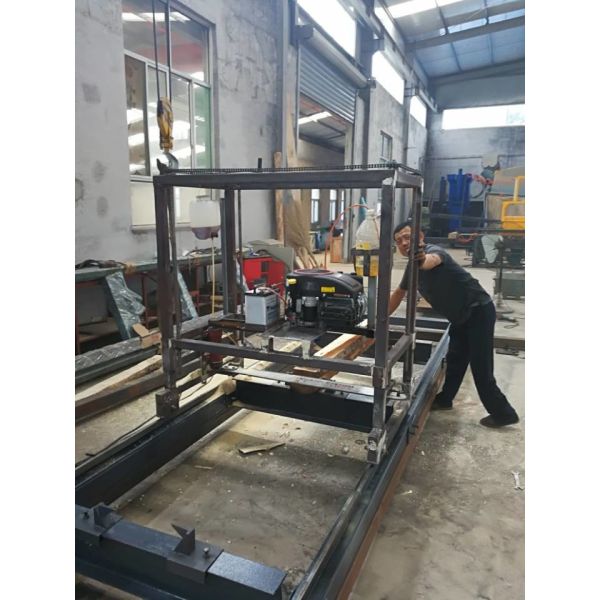 Horizontal Cutting Electrical Chainsaw Mill Portable,Cheap Gasoline Chain Sawmill