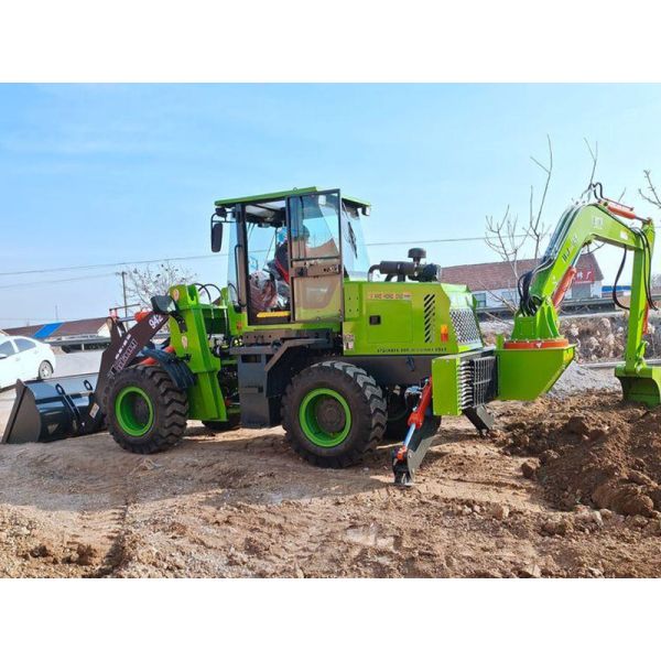 Qingdao Elite machinery 5ton small backhoe loader for Russia