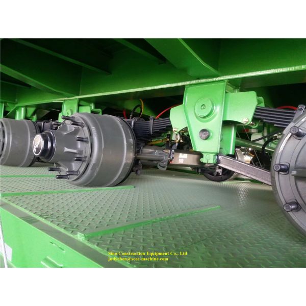 6 Axles Heavy Duty Semi Trailers Loading 100t Heavy Low Bed Container Trailer