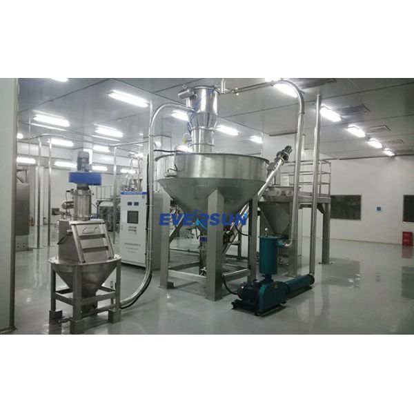 Dust Free Discharge Station For Unpacking Feeding Screening