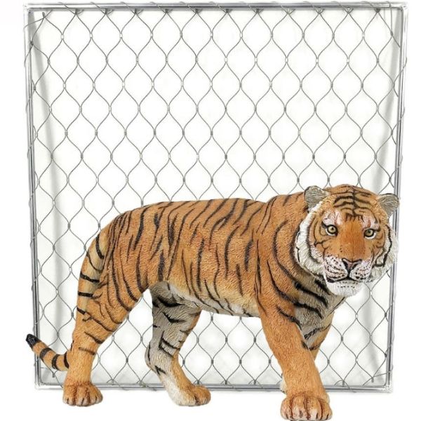 Stainless Steel Wire Rope Mesh Aviary Fencing X-Tend Flexible Wire Cable Mesh For Zoo Animal
