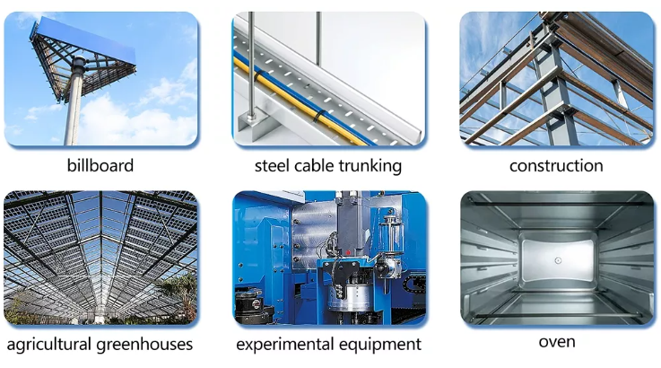 Z30 Hot Dipped Galvanized Sheet DINEN 10142 2000mm DX53D DX54D Hot Dip Galvanized Steel Plate