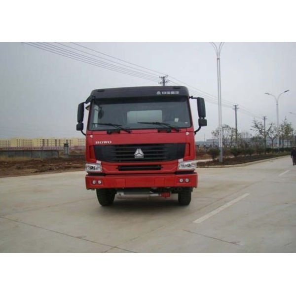 Fuel Oil Tank Truck 20 Tons , 6X4 LHD Euro2 290HP Mobile Fuel Trucks