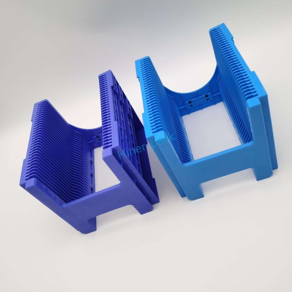 Silicon Wafer Shipping Containers Cassette Box PP Material H-Square Colorful Carrier Low Outgassing