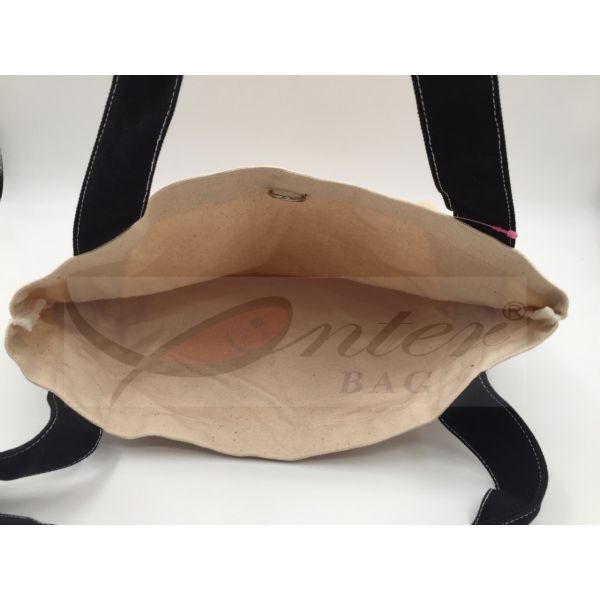 Various Sizes / Colors Travel Tote Bags With Two Durable Black Handle