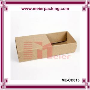 Quality Custom portable kraft brown paper sliding drawer retail packaging boxes for bracelet wholesale