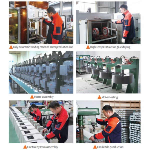 7.3m Low Noise High Volume Industrial Ceiling Fans Big Air Industrial Fan