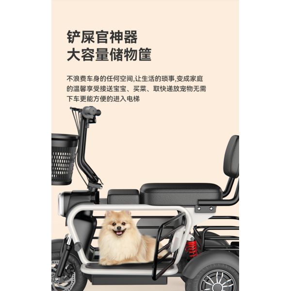 PET TRICYCLE ELECTRIC MINI HOME PICK UP CHILDREN SMALL WOMEN WITH CHILDREN WALK LITHIUM ELECTRIC BATTERY CAR