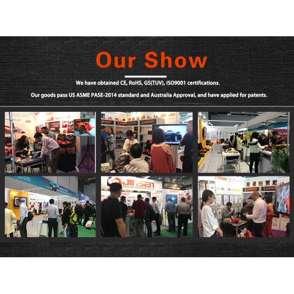 450mm Max Height Electric Hydraulic Car Jack 3 Ton With Switch