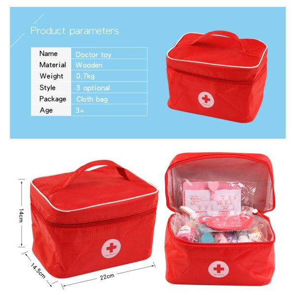 Doctor 17cm Wooden Miniature Kitchen Set Pretend Play