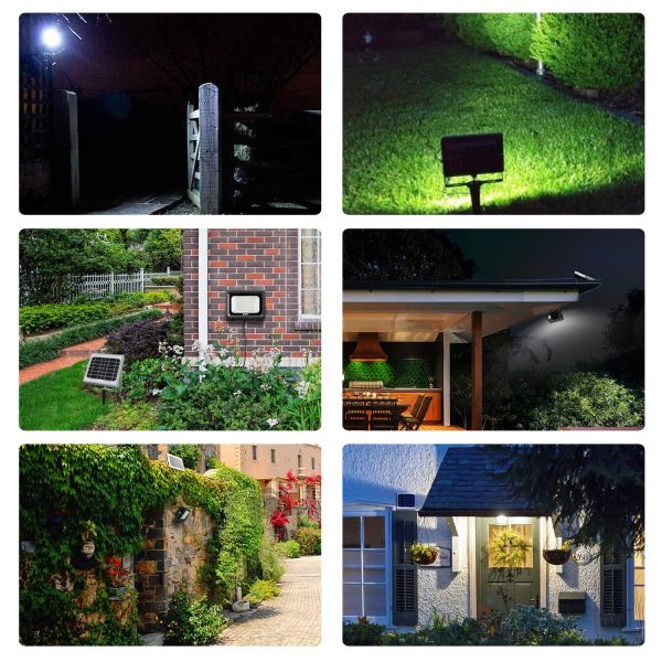 10W Solar Garden Wall Lights 28 SMD Aluminum Outdoor Solar Shed Lights