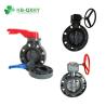 Buy cheap Gray Plastic Valves PVC UPVC CPVC Ball Valve Wafer Type Butterfly Valve 2" 8" from wholesalers