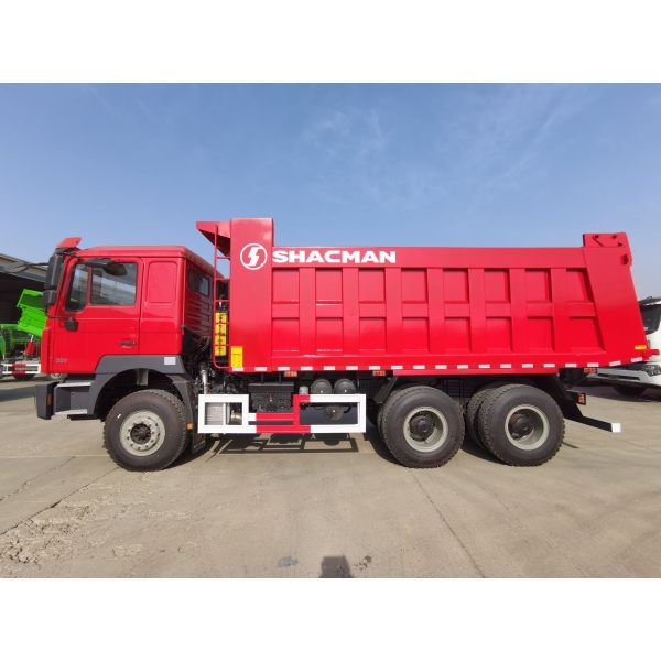 SHACMAN F3000 Heavy Duty Dump Truck 6x4 400 EuroII Red Tipper WEICHAI engine