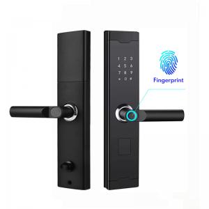 Quality Security Biometric Smart Fingerprint Door Lock Aluminum Alloy For Front Door wholesale