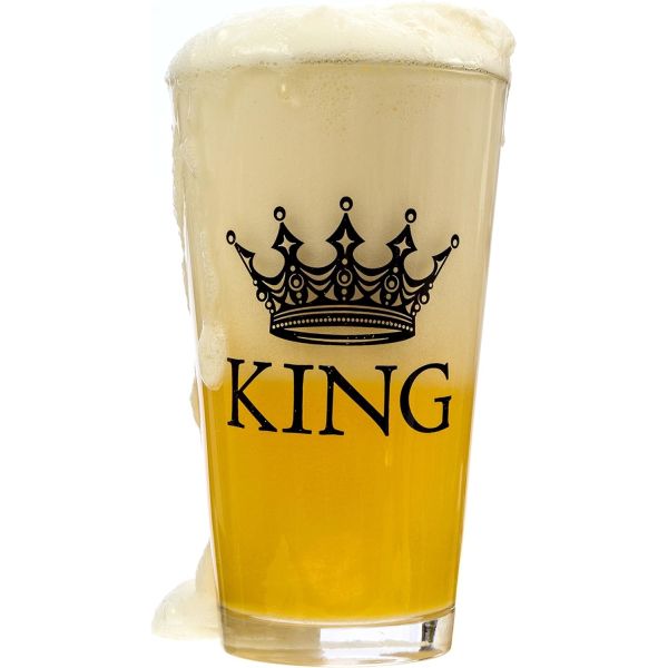 OEM Letter Print Wine Glass Gift Set Novelty Drinking Glassware