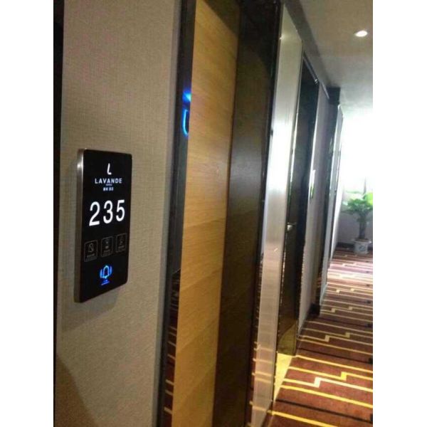 LED Touch Hotel Room Door Signs DND Switch Neon House Number Signs
