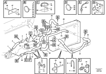 VOE11039193 Water Temperature Sensor 11039193 For Excavator EC200