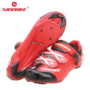 Quality Multifunctional Road Racing Bicycle Shoes , Black Road Bike Shoes Dampproof wholesale
