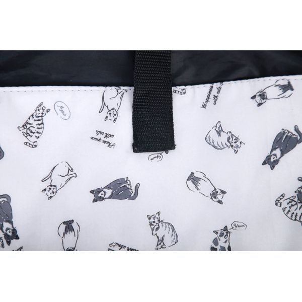 Heavy Duty Easy Carry 210D Foldable Oxford Tote Bag 44*62*10cm