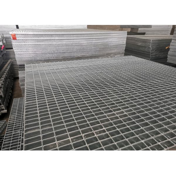 6cm Thick Anti Skid Galvanised Drain Grate Corrosion Protection For Shipyard