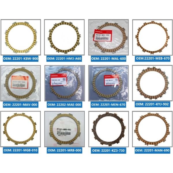 OEM Rubber Cork Material FCC Clutch Friction Plate for Hero Splendor 22201-GF6-000 1