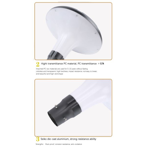 25W Power Solar House Stake Lights LED Outdoor Garden Lights