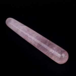 Acupuncture Pink Crystal Massage Stick Quartz Beauty Body Relaxation