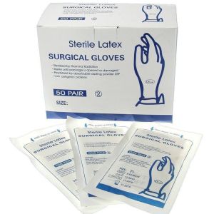 Disposable Sterile Latex Gloves Medical Grade Orthopaedic Surgical Gloves