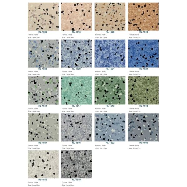 Moisture Proof Relle Flooring Anti Static PVC Vinyl Floor For Hospital