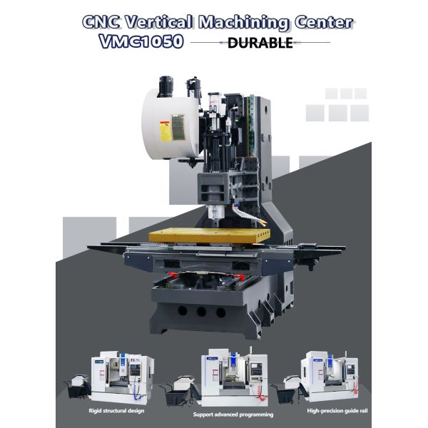 Big Size VMC1050 Vertical Machining Center Metal CNC Milling Machine