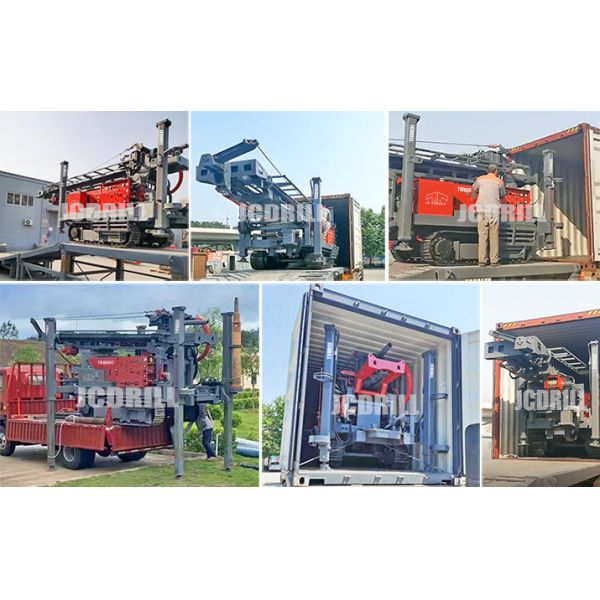 Water 260m Crawler Mounted Drilling Rig Hydraulic Rotation