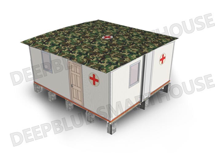 Deepblue Foldable Modular System Rapid Development Hospital Emergency Housing Shelter Isolation Lotus House