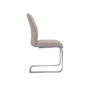Quality PU leather 14.3KGS 60cm 99cm Stainless Steel Dining Chair wholesale