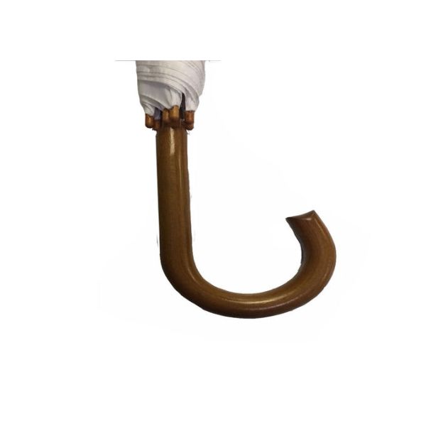 Sturdy Extension J Stick Wooden Handle Umbrella Auto Open Wind Resistant