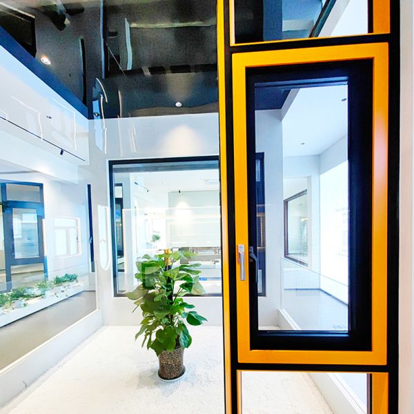 Simple Modern Aluminum Frame Sliding Window Double Laminated Glass