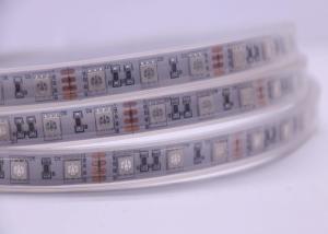 China Waterproof IP67 Silicone Led Tube Strip Lights Bendable 5050 RGB 60LED/M 14.4W/M on sale