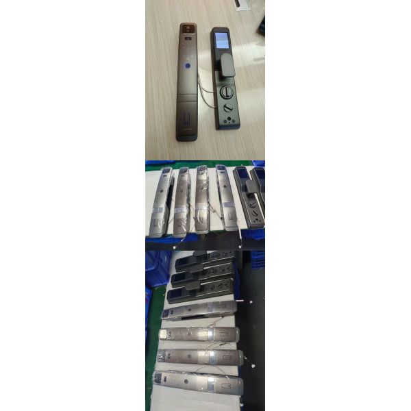 Aluminum Alloy Smart Door Lock Unlock with Tuya Face Password Fingerprint Card and Key