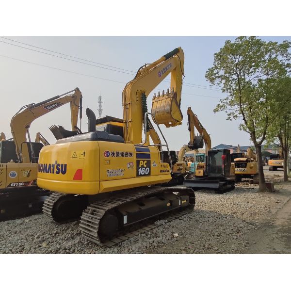 Used Komatsu PC160 Crawler Excavator Second Hand Komatsu Digger Machine Original Japan Komatsu Excavator 82.4KW Engine K