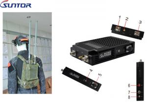 Quality HD Video Surveillance COFDM Transmitter Easy Manpack*2 Mimo 40MHz IP MESH UGV System wholesale
