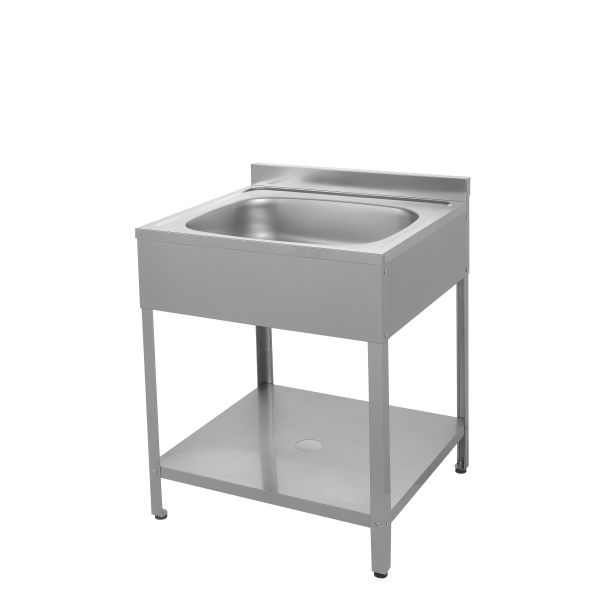 80cm Farmhouse Outdoor Stainless Steel Sink Stand One Bowl