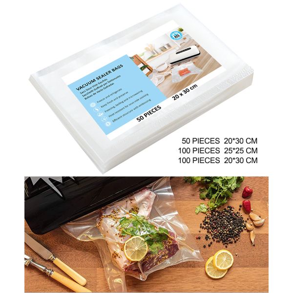 Kitchen Organizer Reusable Food Packaging Vacuum Sealer bags